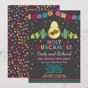 Invitación a Baby Shower de Twin Fiesta
