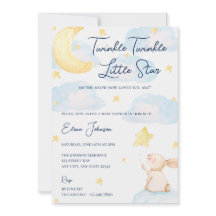 Invitación a Baby Shower de Twinkle Little Star