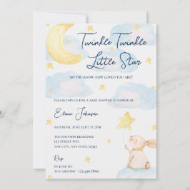 Invitación a Baby Shower de Twinkle Little Star