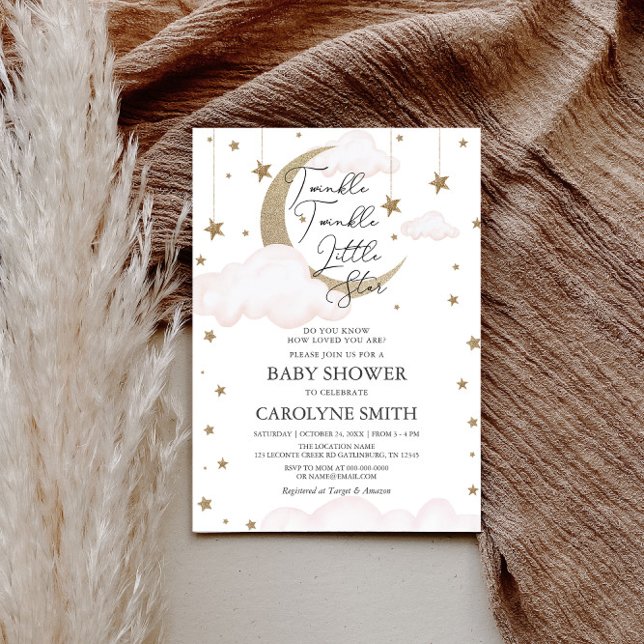 Invitación a Baby Shower de Twinkle Little Star Ch (Subido por el creador)