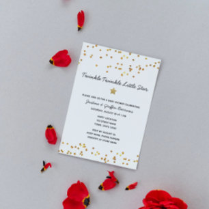 Invitación a Baby Shower de Twinkle Star
