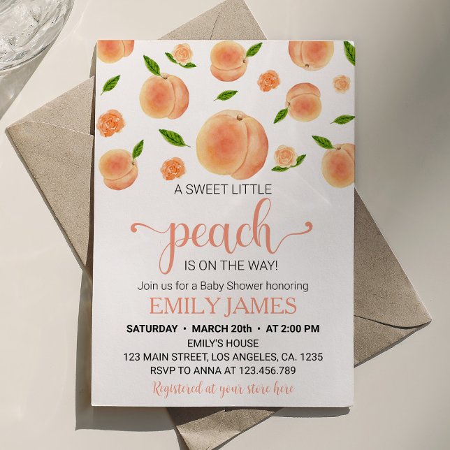 Invitación a Baby Shower de un Chica dulce y peque (Subido por el creador)