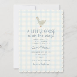 Invitación a Baby Shower de un niño pequeño