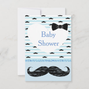 Invitación a Baby Shower de un niño pequeño malvad