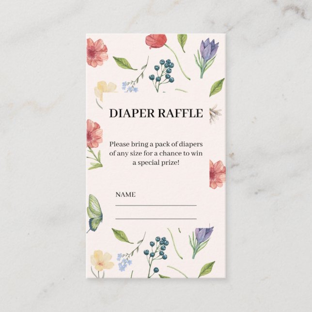 Invitación a Baby Shower de un pequeño Chica de fl (Anverso)