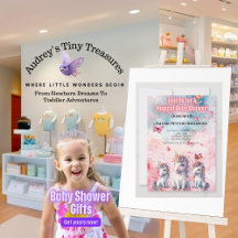 Invitación a Baby Shower de Unicornio encantada