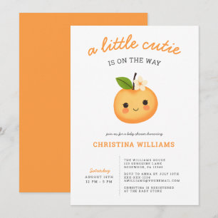 Invitación a Baby Shower de verano de Little Cutie