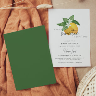 Invitación a Baby Shower de verano para frutas de