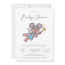 Invitación a Baby Shower de Vintage Abby Cadabby