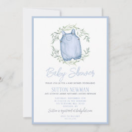 Invitación a Baby Shower de Watercolor Boy