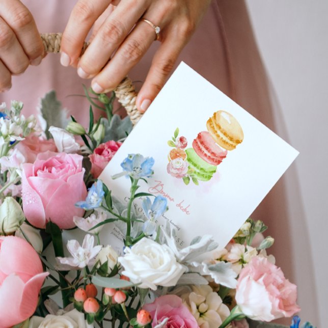 Invitación a Baby Shower de Watercolor Macaroons (Subido por el creador)