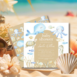 Invitación a Baby Shower de Whimsy bajo el agua