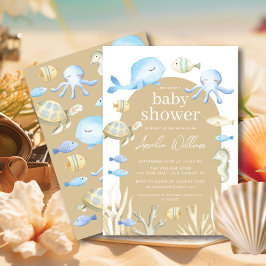 Invitación a Baby Shower de Whimsy bajo el agua