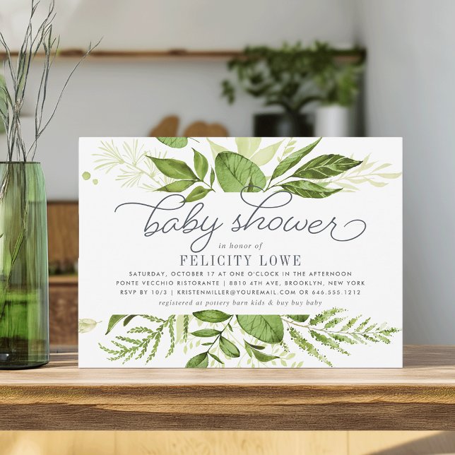 Invitación a Baby Shower de Wild Meadow (Subido por el creador)