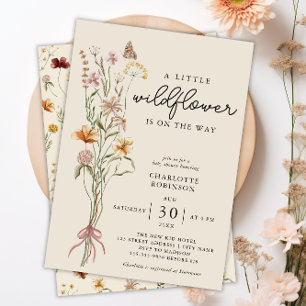 Invitación a Baby Shower de Wildflower Boho Floral