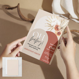 Invitación a Baby Shower de Wildflower Boho - Géne