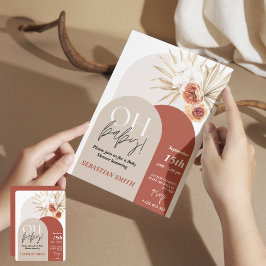 Invitación a Baby Shower de Wildflower Boho - Géne