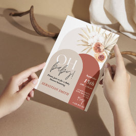 Invitación a Baby Shower de Wildflower Boho - Géne