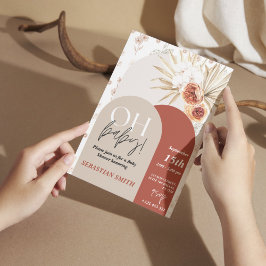 Invitación a Baby Shower de Wildflower Boho - Géne