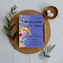 Invitación a Baby Shower de Wildflowers