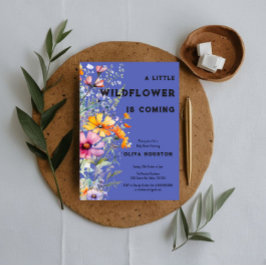 Invitación a Baby Shower de Wildflowers