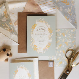 Invitación a Baby Shower de Woodland Fairytale