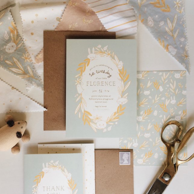 Invitación a Baby Shower de Woodland Fairytale (Subido por el creador)