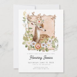 Invitación a Baby Shower de Woodland Manor