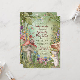 Invitación a Baby Shower de Woodland Nature