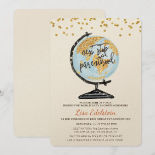 Invitación a Baby Shower de World Travel