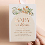 Invitación a Baby Shower del Chica floral Baby In<br><div class="desc">¡Celebra tu llegada a tu bebé con esta invitación de Boho Floral Baby Brunch! El diseño es perfecto para cualquier ducha de bebé,  y viene con etiquetas a juego para compartir las noticias felices. Flor silvestre Floral Baby Brunch</div>