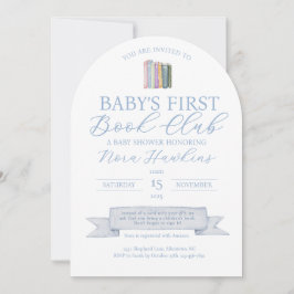 Invitación a Baby Shower del Club del Primer Libro