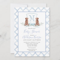 Invitación a Baby Shower del Escudo de Perros de C