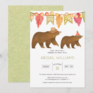 Invitación a Baby Shower del Fiesta de la familia