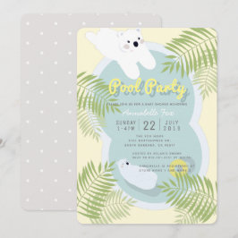 Invitación a Baby Shower del Fiesta del grupo de o