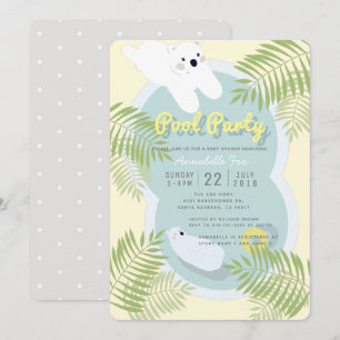 Invitación a Baby Shower del Fiesta del grupo de o