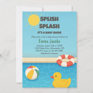Invitación a Baby Shower del Fiesta del grupo Spli