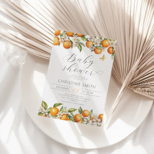 Invitación a Baby Shower del principal apretón de 