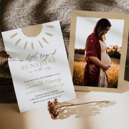 Invitación a Baby Shower del Sunshine Boho