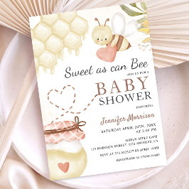 Invitación a Baby Shower Dulce como se puede