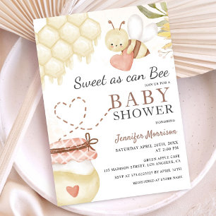 Invitación a Baby Shower Dulce como se puede