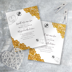 Invitación a Baby Shower Dulce como se puede acept