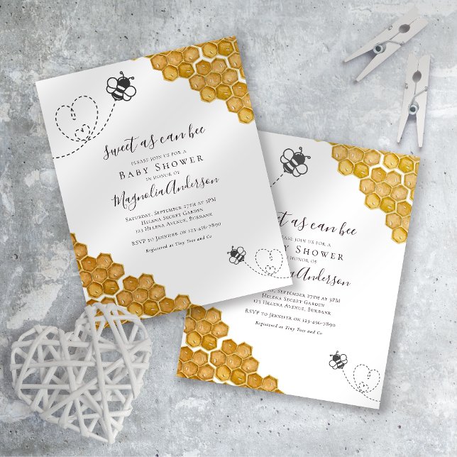 Invitación a Baby Shower Dulce como se puede acept (Subido por el creador)