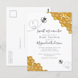 Invitación a Baby Shower Dulce como se puede acept