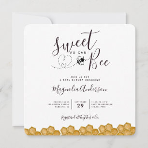 Invitación a Baby Shower Dulce como se puede acept
