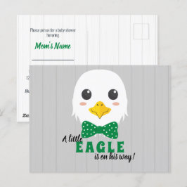 Invitación a Baby Shower Eagle Green de Baby Boy