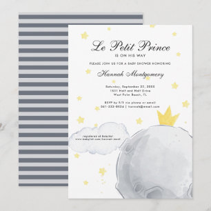 Invitación a Baby Shower   El Principito