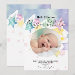 Invitación a Baby Shower - Elegante Baby Shower Ne