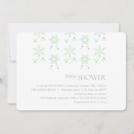 Invitación a Baby Shower en invierno| Neutral