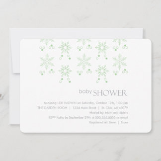 Invitación a Baby Shower en invierno| Neutral